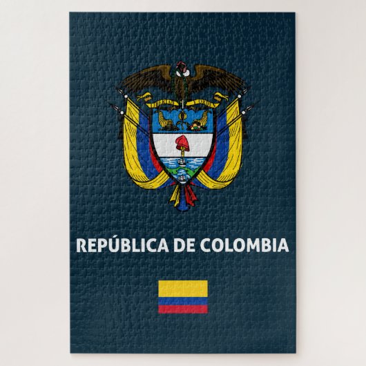 Colombia passport phone case ジグソーパズル (縦)