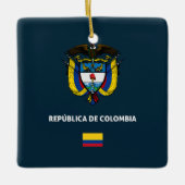 Colombia passport phone case セラミックオーナメント (正面)