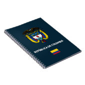 Colombia passport phone case ノートブック (右側)