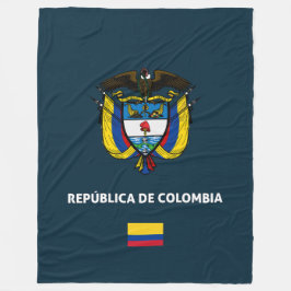Colombia passport phone case フリースブランケット