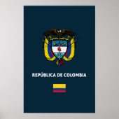 Colombia passport phone case ポスター (正面)