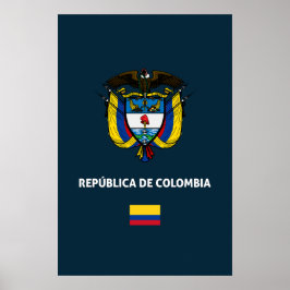 Colombia passport phone case ポスター