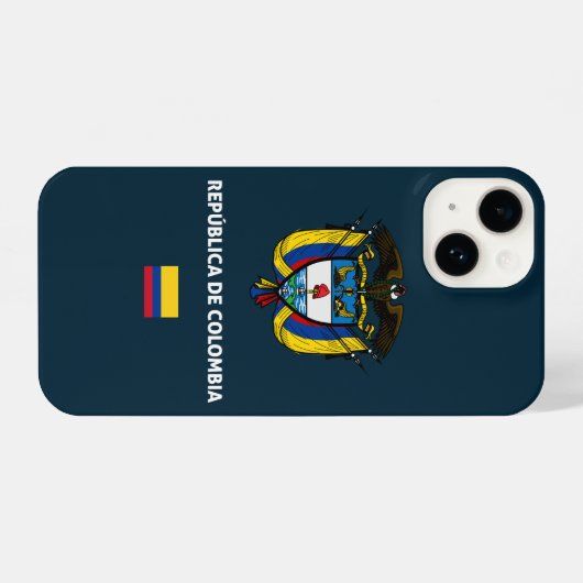 Colombia passport phone case iPhoneケース (裏面横)