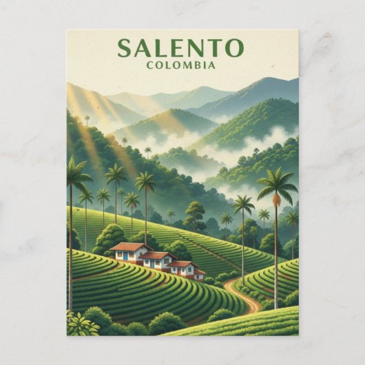 Colombia Salento ポストカード (正面)