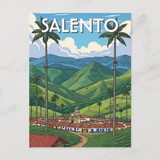 Colombia Salento ポストカード (正面)