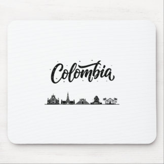 Colombia Skyline Travel Vacation Outfits  マウスパッド