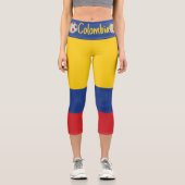 Colombia Soccer カプリレギンス (正面)