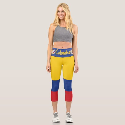 Colombia Soccer カプリレギンス (正面)