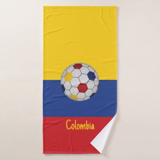 Colombia Soccer バスタオル (バスタオル)