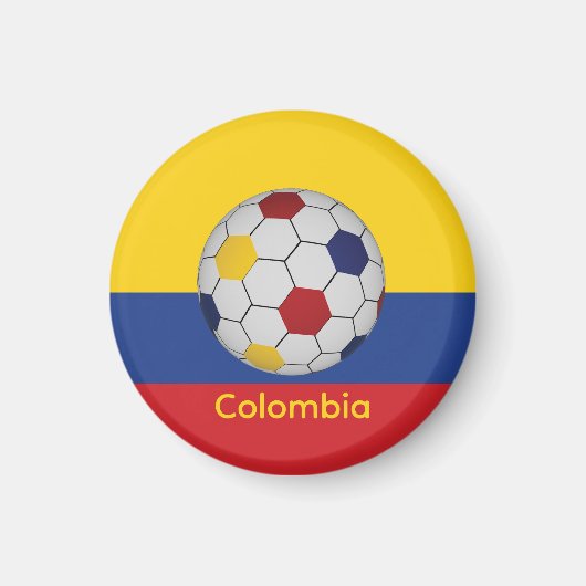 Colombia Soccer マグネット (正面)