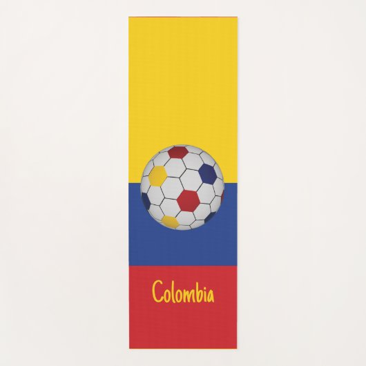 Colombia Soccer ヨガマット (正面)