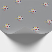 Colombia Soccer ラッピングペーパー (角)