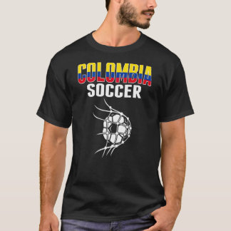 Colombia Soccer Ball In Net   Colombian Football S Tシャツ