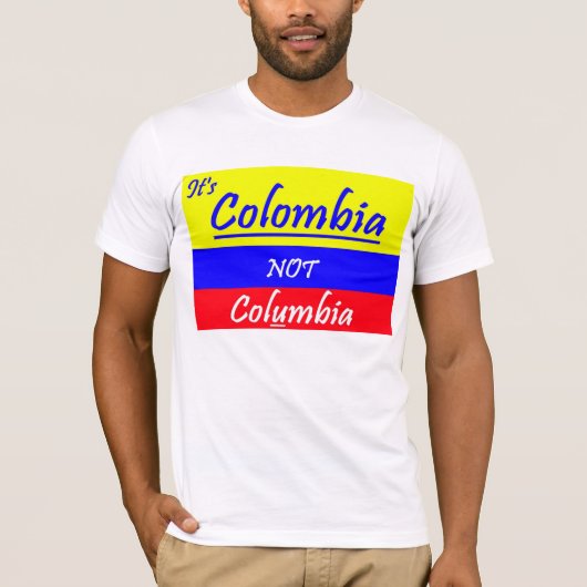 Colombia tee not columbia tシャツ (正面)