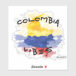COLOMBIA vibes車のステッカーColombia croquis シール