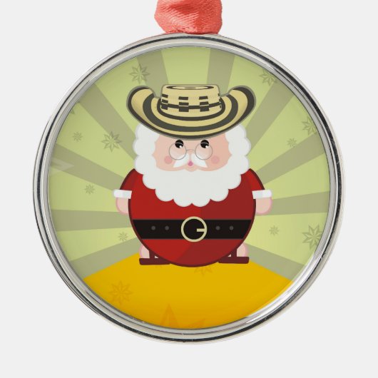 colombian chirstmas メタルオーナメント (正面)