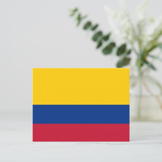 Colombian flag ポストカード (スタンド正面)