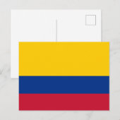 Colombian flag ポストカード (正面/裏面)