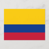 Colombian flag ポストカード (正面)