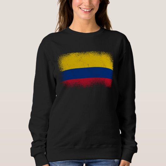 Colombian Flag Colombia スウェットシャツ (正面)