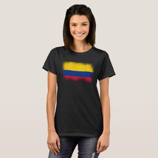 Colombian Flag Colombia Tシャツ (正面フル)