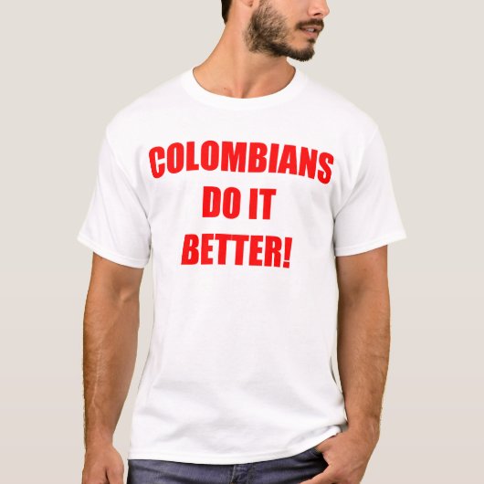 COLOMBIANSそれはよくします Tシャツ (正面)