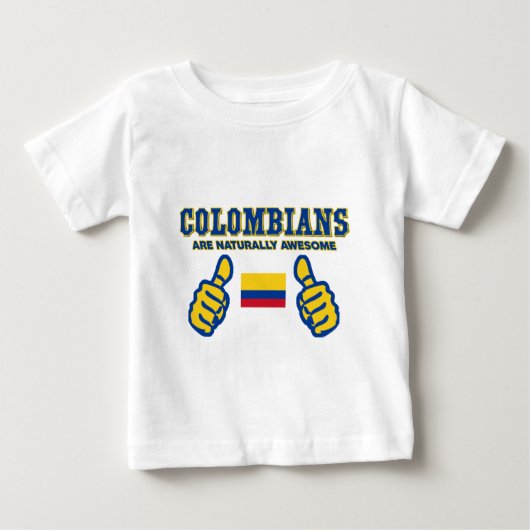 colombiansは自然に素晴らしいです ベビーTシャツ (正面)