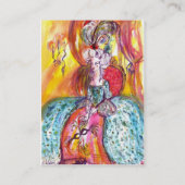 COLOMBINA / Performing Arts，コスチュームデザイナー 名刺 (裏面)