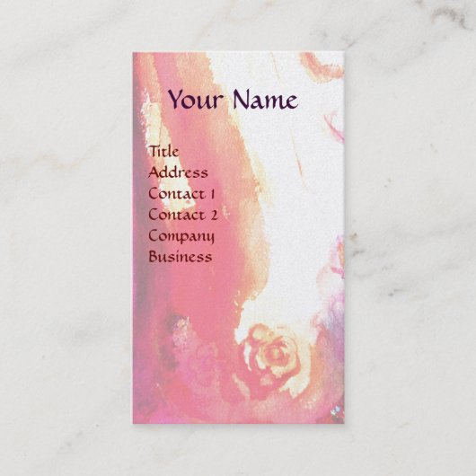 COLOMBINA / Performing Arts,コスチュームデザイナー 名刺 (正面)