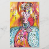 COLOMBINA / Venetian仮装マスク文房具 便箋 (正面)