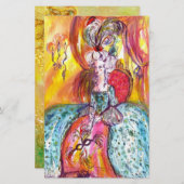 COLOMBINA / Venetian仮装マスク文房具 便箋 (正面/裏面)