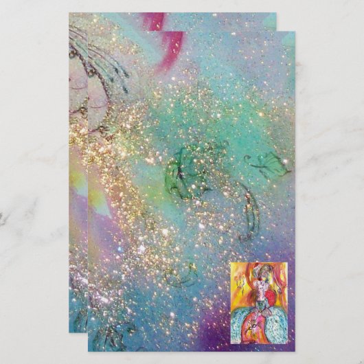 COLOMBINA / Venetian Masquerade Masks 便箋 (正面/裏面)