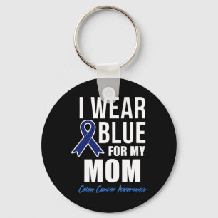 Colon Cancer Shirt I衣服ブルー用Mom Shirts W キーホルダー