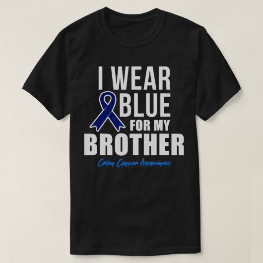 Colon I衣服ブルーfor My Brother for Women Men Tシャツ (デザイン正面)