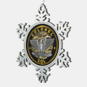 Colonel スノーフレークピューターオーナメント (右)