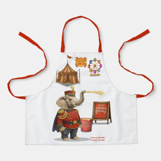 Colonel Klinger, custard slinger エプロン (正面)