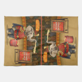 Colonel Klinger, custard slinger キッチンタオル (横)