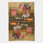 Colonel Klinger, custard slinger キッチンタオル (縦)