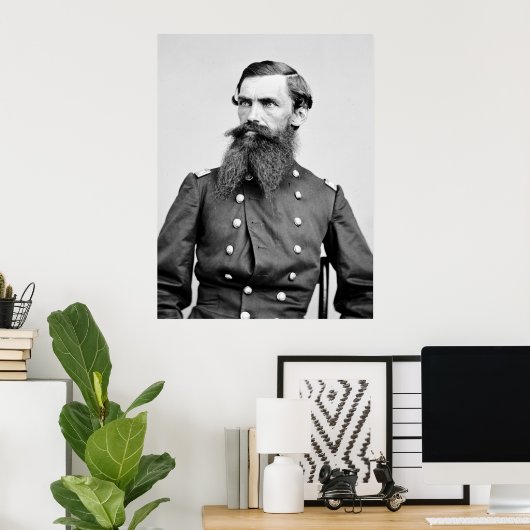 Colonel Strother, 3rd WV Cavalry, 1860s ポスター (ホームオフィス)