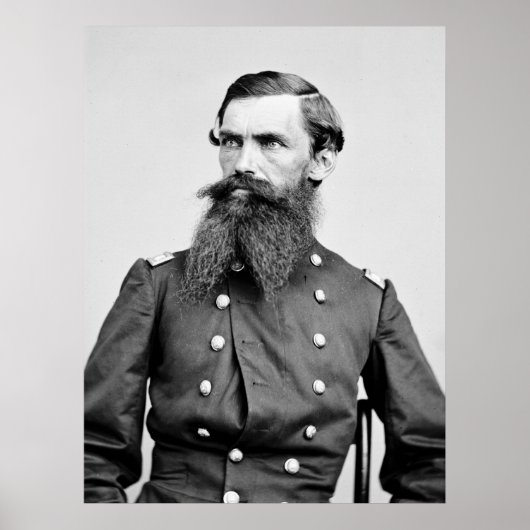Colonel Strother, 3rd WV Cavalry, 1860s ポスター (正面)