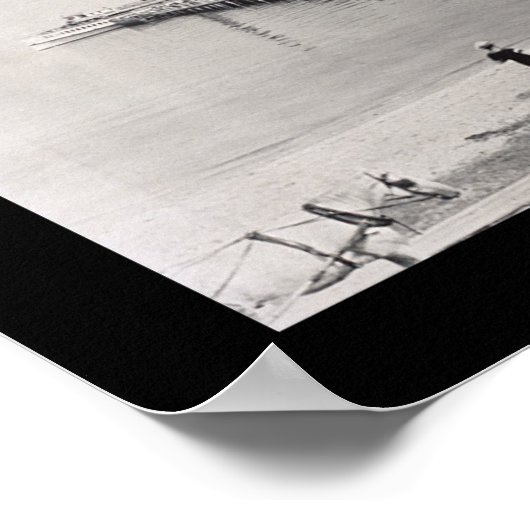 Colonial Beach Auto VA Photo 1913 ポスター (角)