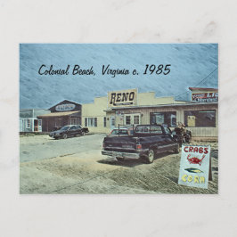 Colonial Beach, Virginia c. 1985 ポストカード
