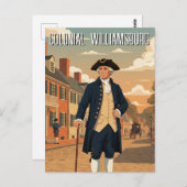 Colonial Williamsburg Virginia Travel ポストカード (正面/裏面)