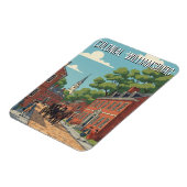 Colonial Williamsburg Virginia Travel マグネット (左側)