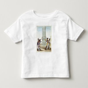 Colonne Vendomeの兵士の風刺漫画 トドラーTシャツ