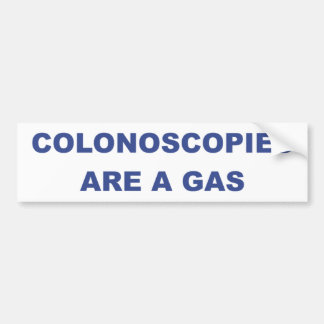COLONOSCOPIESはガスです バンパーステッカー