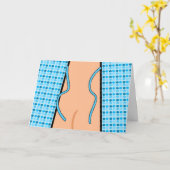 Colonoscopyおめでとうございます、Open Gown カード (黄色い花)