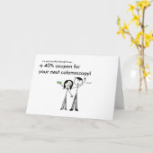 Colonoscopy誕生日カード カード (黄色い花)