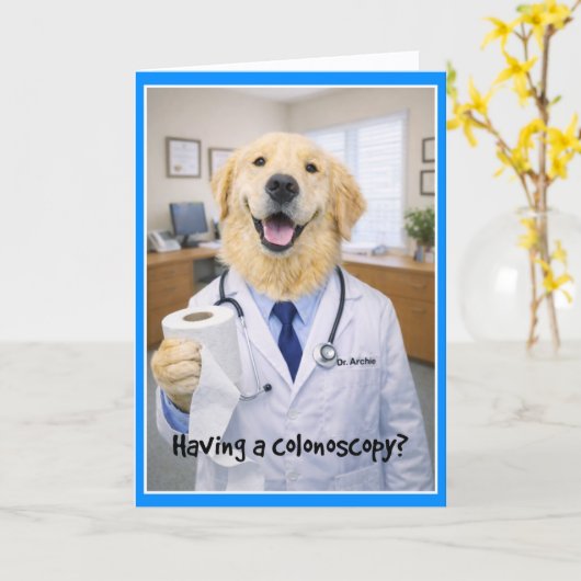 Colonoscopy TP Get Well Card TPE-2 カード (黄色い花)