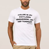 COLORは私の執着アーティストのTシャツ Tシャツ (正面)